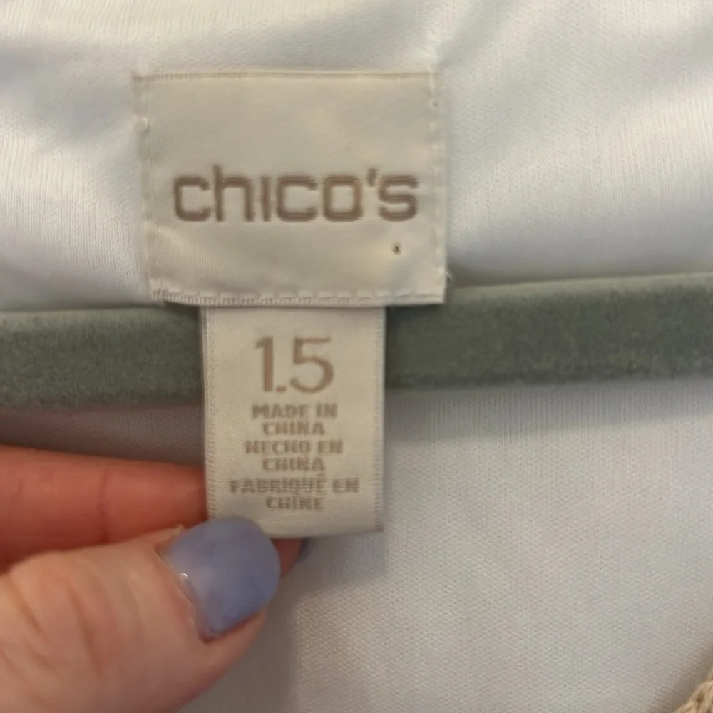 EUC Chico's Grecian Goddess dress. Size 1.5 - Picture 3 of 9